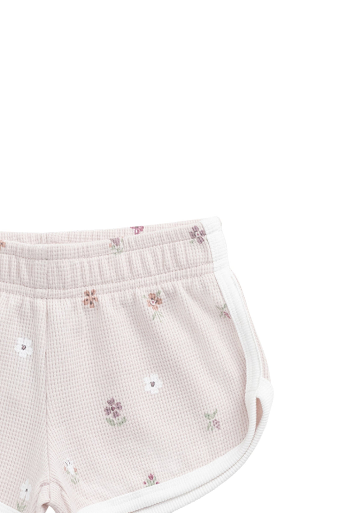 Waffle Molly Short - Carissa Mauve Large Childrens Short from Jamie Kay USA