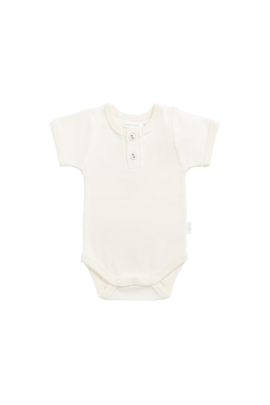 Organic Cotton Benny Tee Bodysuit - Buttermilk