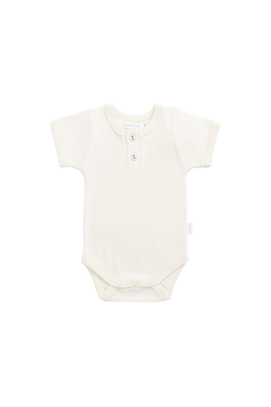 Organic Cotton Benny Tee Bodysuit - Buttermilk