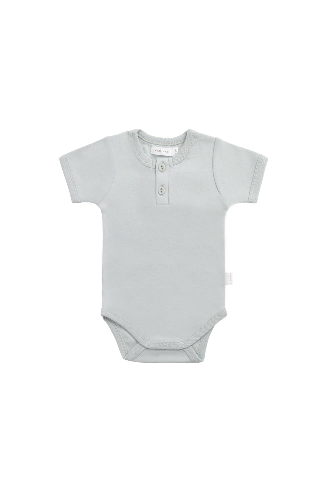 Organic Cotton Benny Tee Bodysuit - Mineral