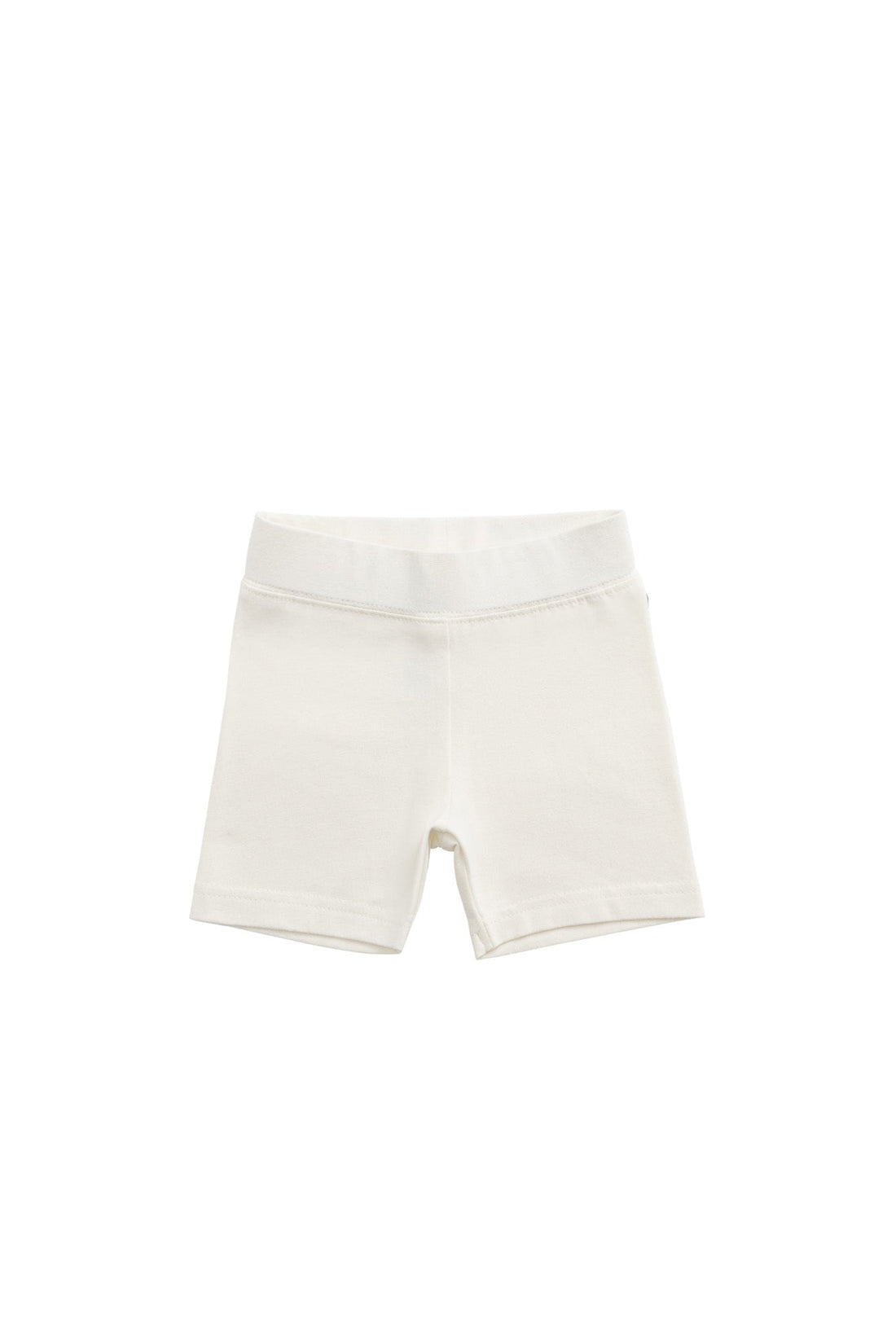 Organic Cotton Bike Short - Buttermilk Childrens Short from Jamie Kay USA