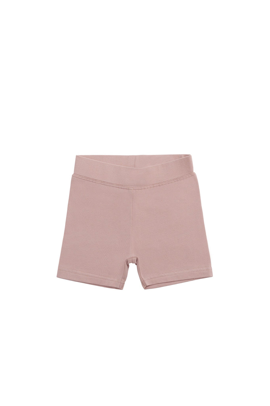 Organic Cotton Bike Short - Powder Pink Childrens Short from Jamie Kay USA