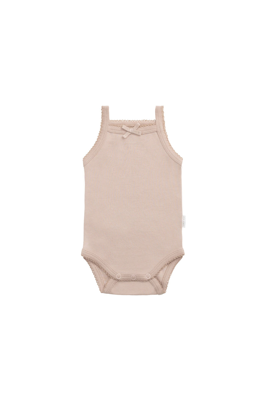 Organic Cotton Bridget Singlet Bodysuit - Blushing Berry Childrens Bodysuit from Jamie Kay NZ