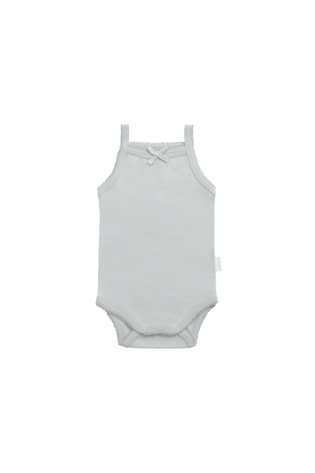 Organic Cotton Bridget Singlet Bodysuit - Mineral Childrens Bodysuit from Jamie Kay USA