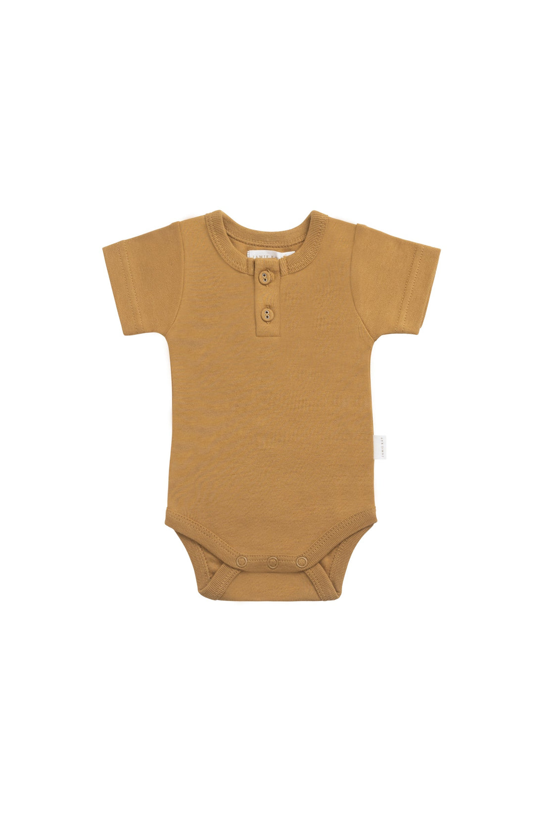 Organic Cotton Darcy Tee Bodysuit - Golden Childrens Bodysuit from Jamie Kay USA