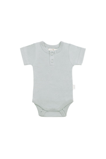 Organic Cotton Darcy Tee Bodysuit - Mineral Childrens Bodysuit from Jamie Kay USA