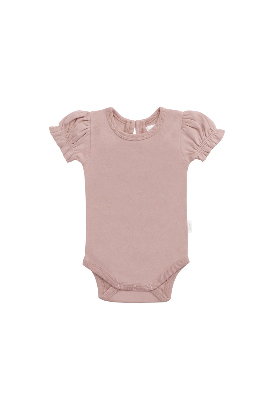 Organic Cotton Elly Bodysuit - Powder Pink Childrens Bodysuit from Jamie Kay USA