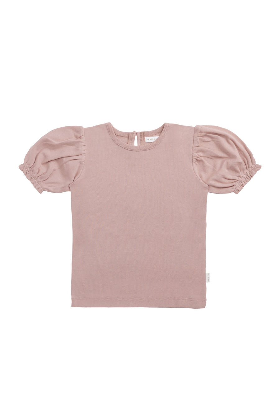 Organic Cotton Elly Top - Powder Pink Childrens Top from Jamie Kay USA