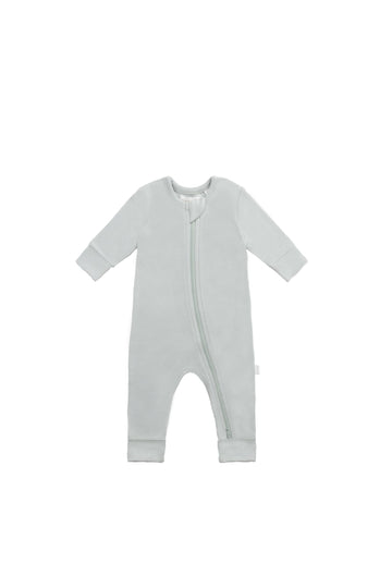 Organic Cotton Gracelyn Zip Onepiece - Mineral Childrens Onepiece from Jamie Kay USA