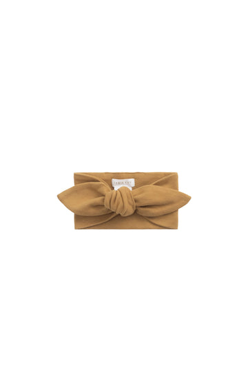 Organic Cotton Headband - Golden Childrens Headband from Jamie Kay USA