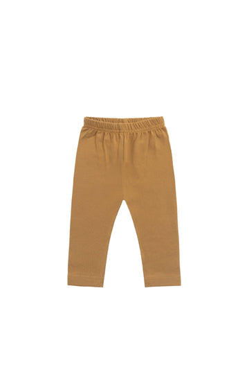 Organic Cotton Legging - Golden Childrens Pant from Jamie Kay USA