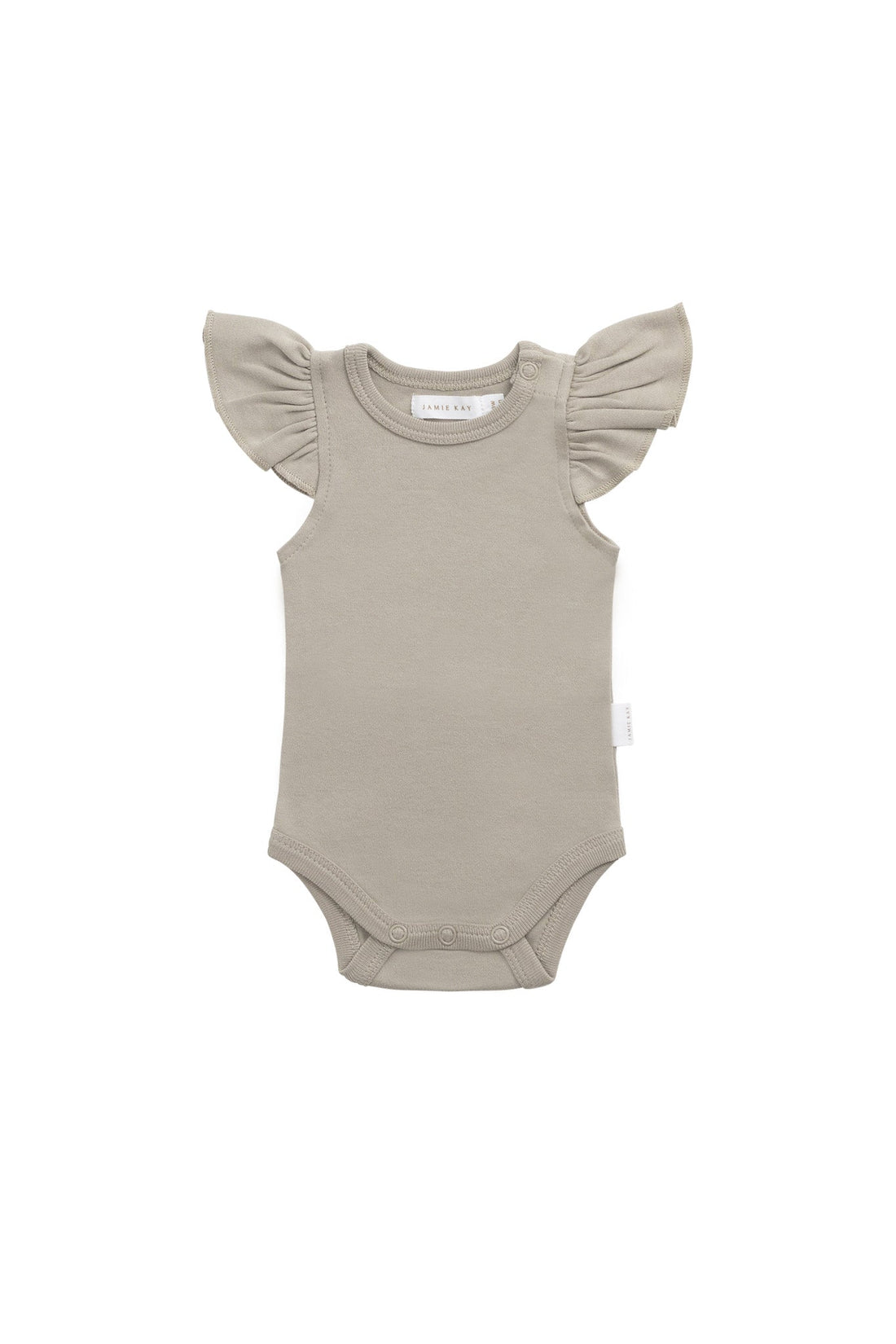 Organic Cotton Fleur Bodysuit - Sage Childrens Bodysuit from Jamie Kay USA