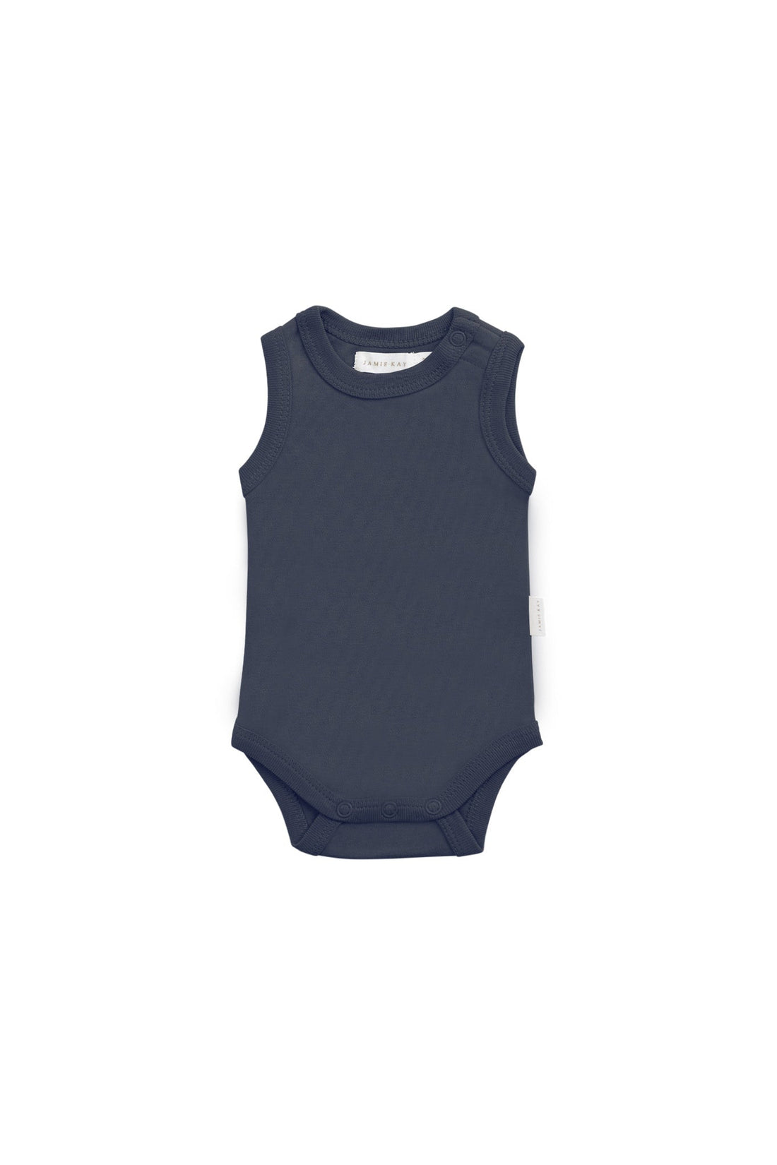 Organic Cotton Marlo Sleeveless Bodysuit - Orion Childrens Bodysuit from Jamie Kay USA