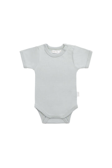 Organic Cotton Olsen Tee Bodysuit - Mineral Childrens Bodysuit from Jamie Kay USA