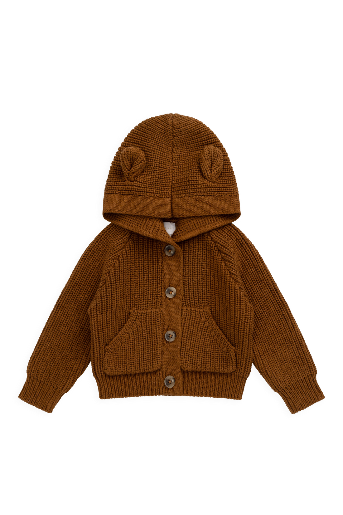 Bear Cardigan - Spice Childrens Cardigan from Jamie Kay USA