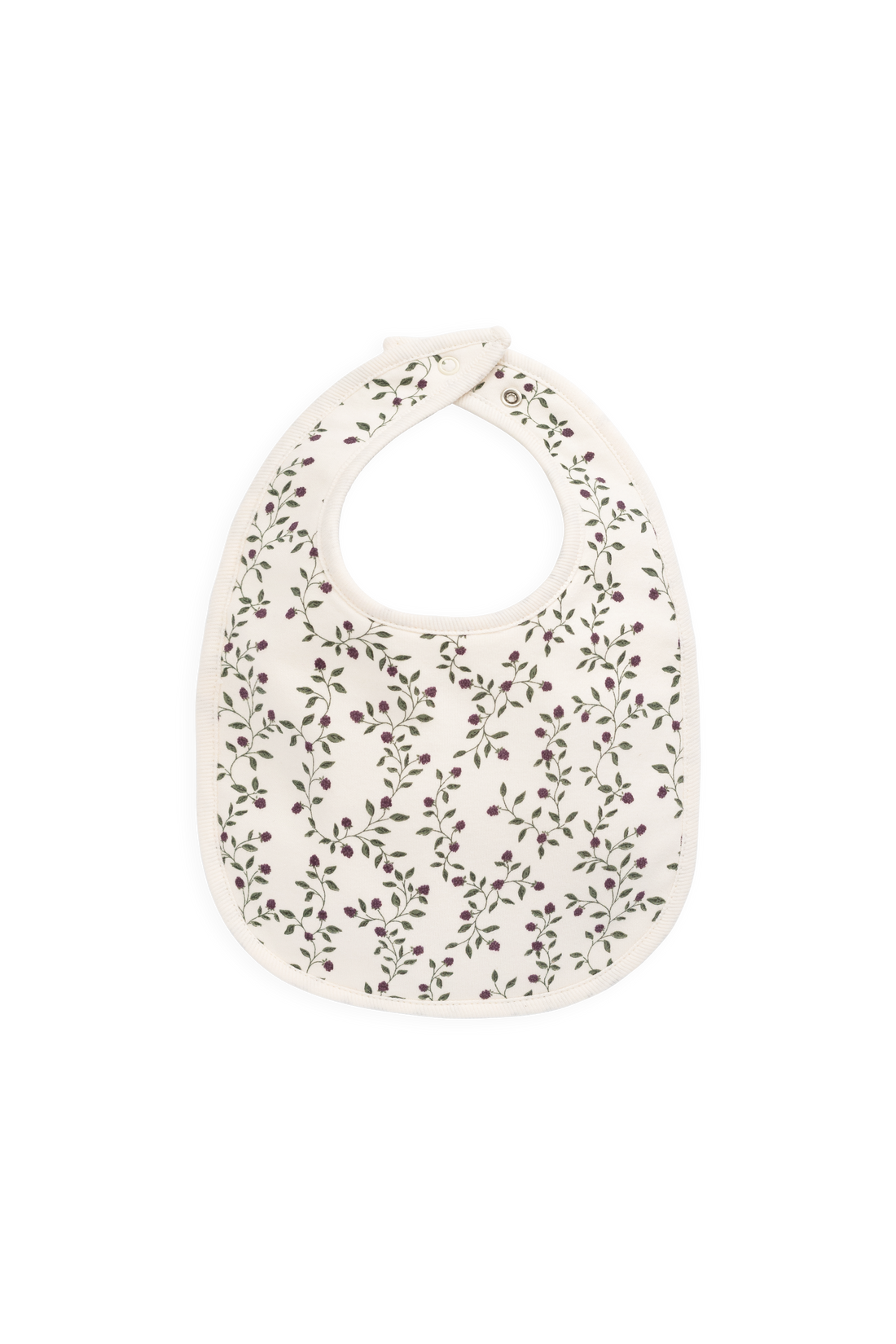 Organic Cotton Bib - Mulberries Childrens Bib from Jamie Kay USA