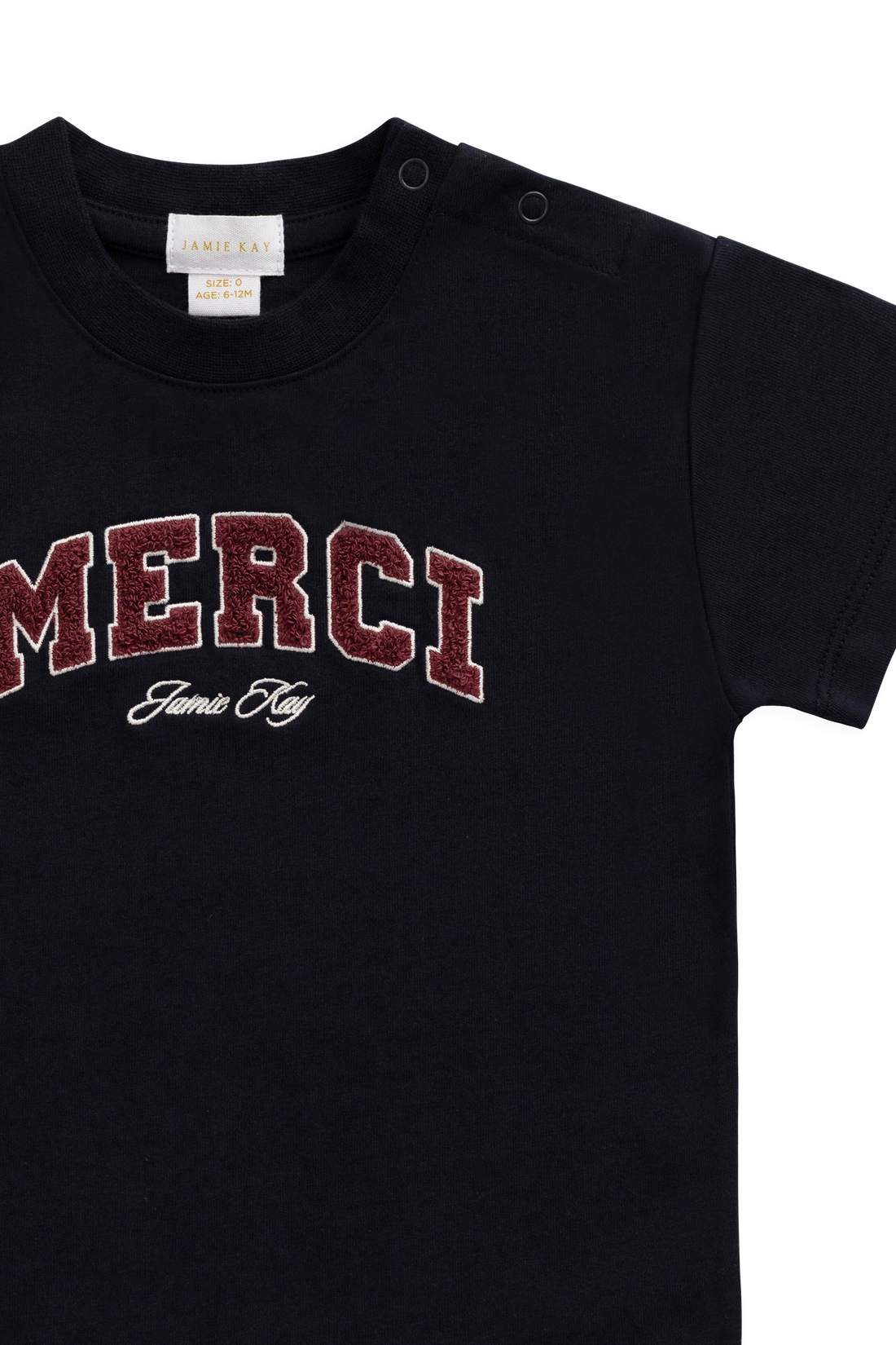 Organic Cotton Bjorn Tee - Maritime Merci Childrens Top from Jamie Kay USA