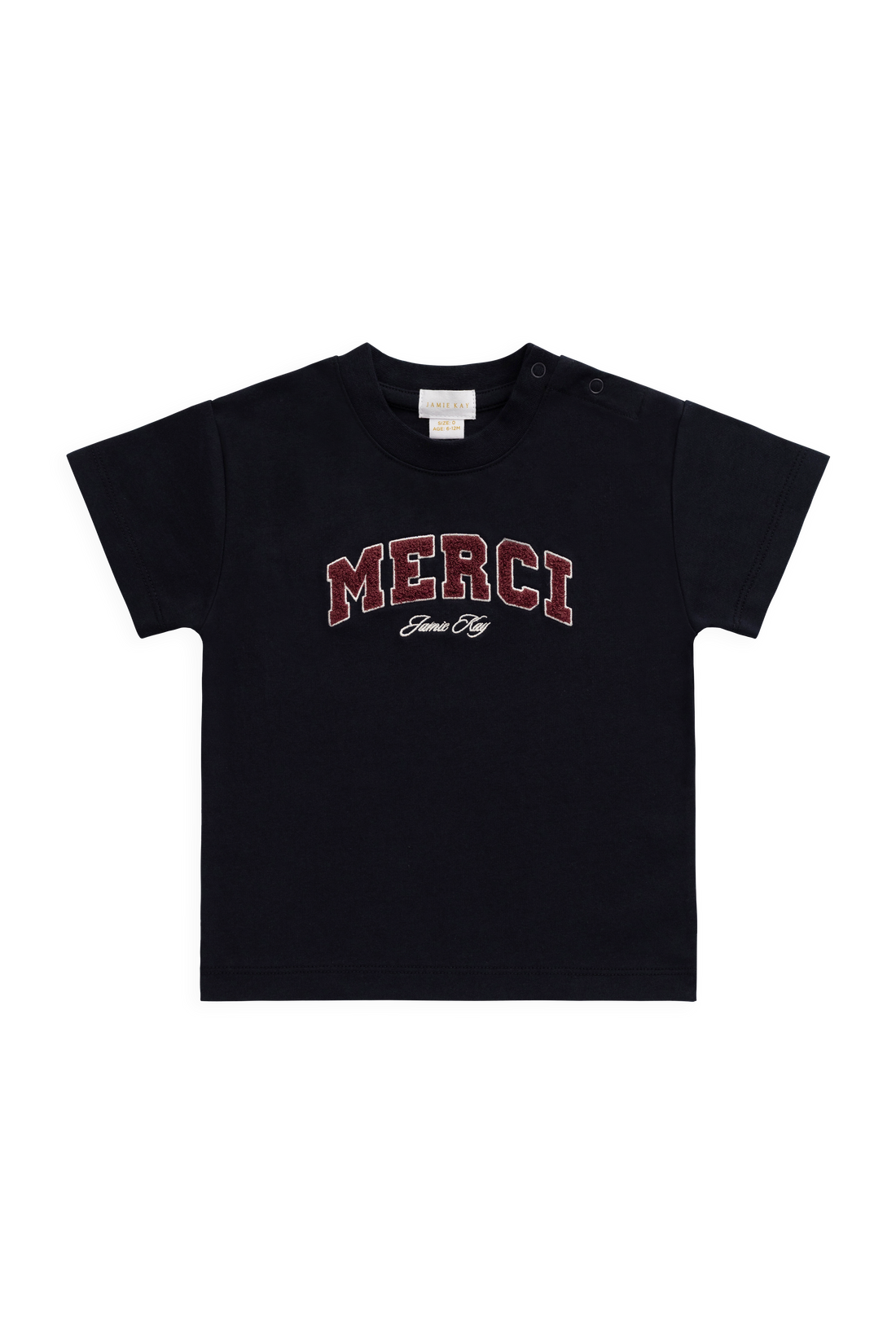Organic Cotton Bjorn Tee - Maritime Merci Childrens Top from Jamie Kay USA