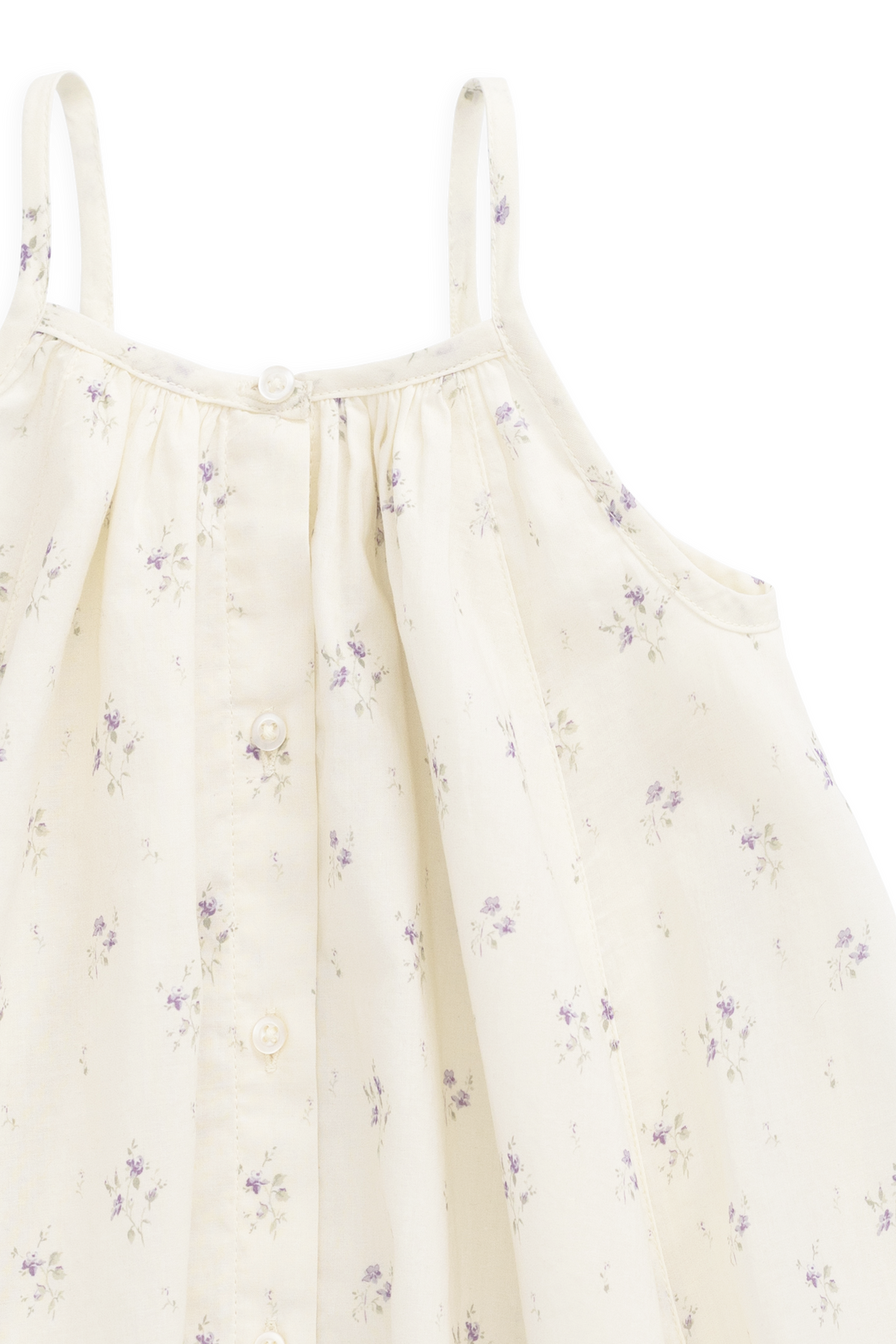 Organic Cotton Cosette Dress - Jade Floral Childrens Dress from Jamie Kay USA