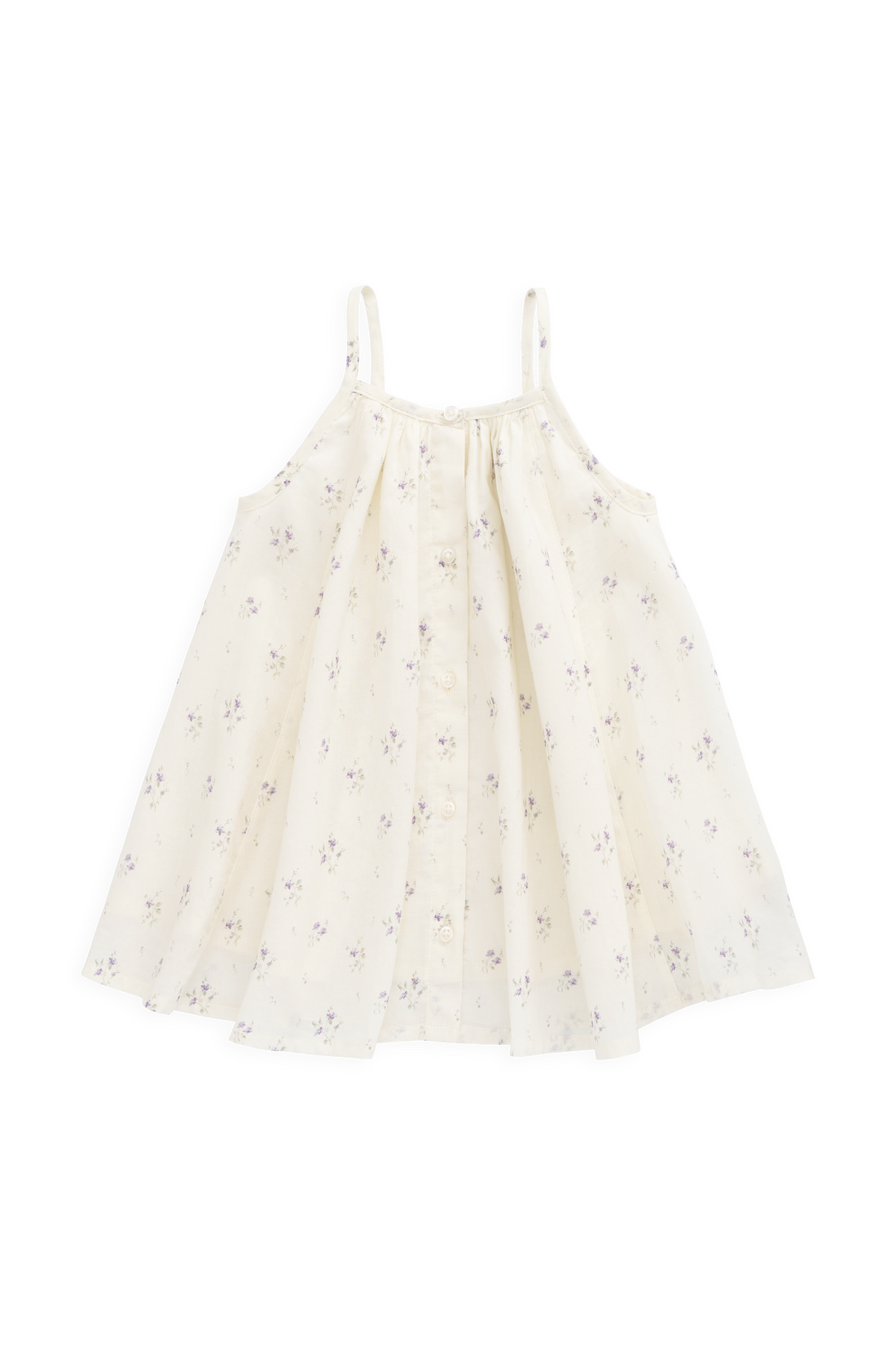 Organic Cotton Cosette Dress - Jade Floral Childrens Dress from Jamie Kay USA
