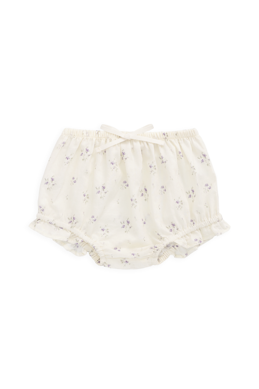 Organic Cotton Frill Bloomer - Jade Floral Childrens Bloomer from Jamie Kay USA