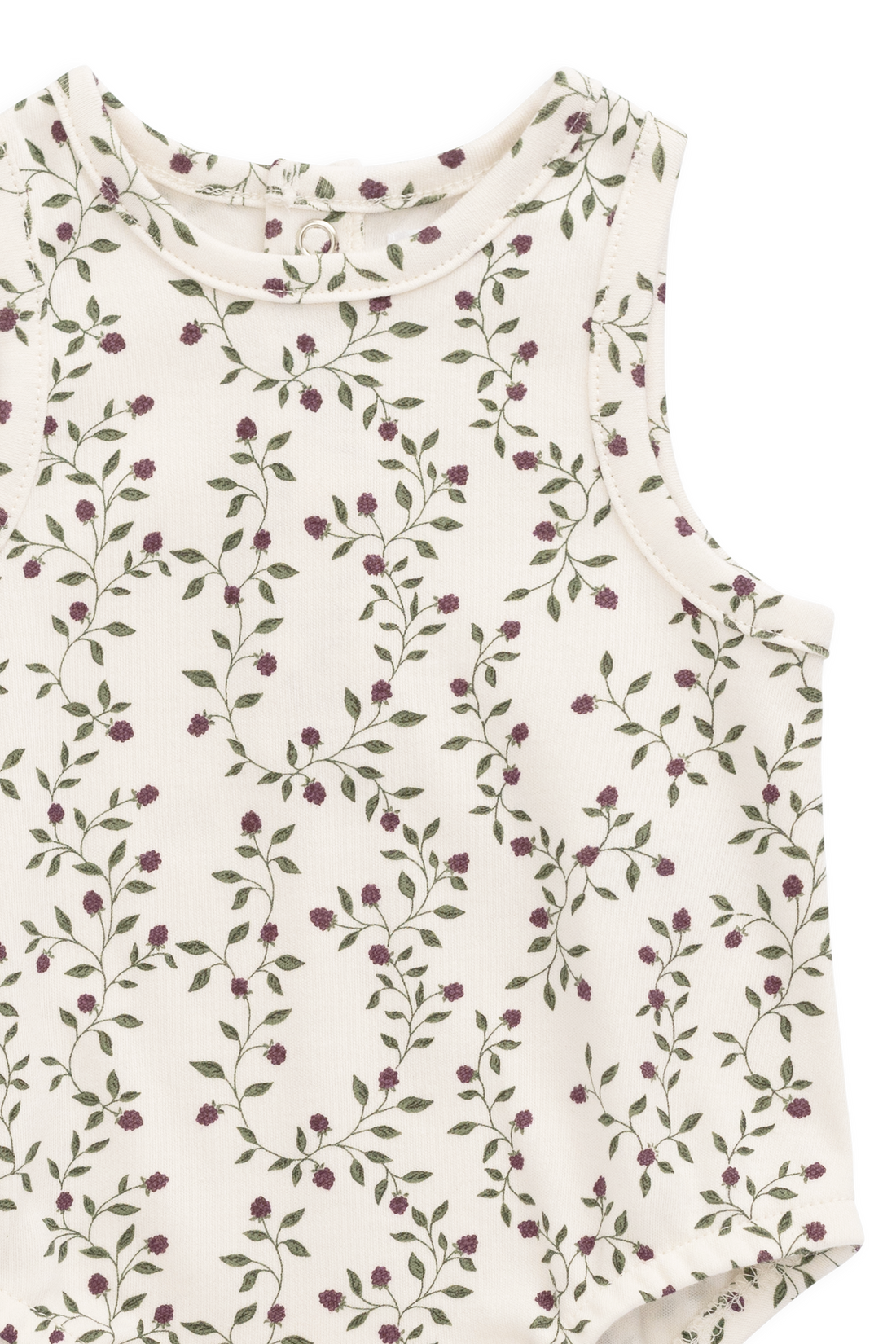 Organic Cotton Lionel Playsuit - Mulberries Childrens Playsuit from Jamie Kay USA