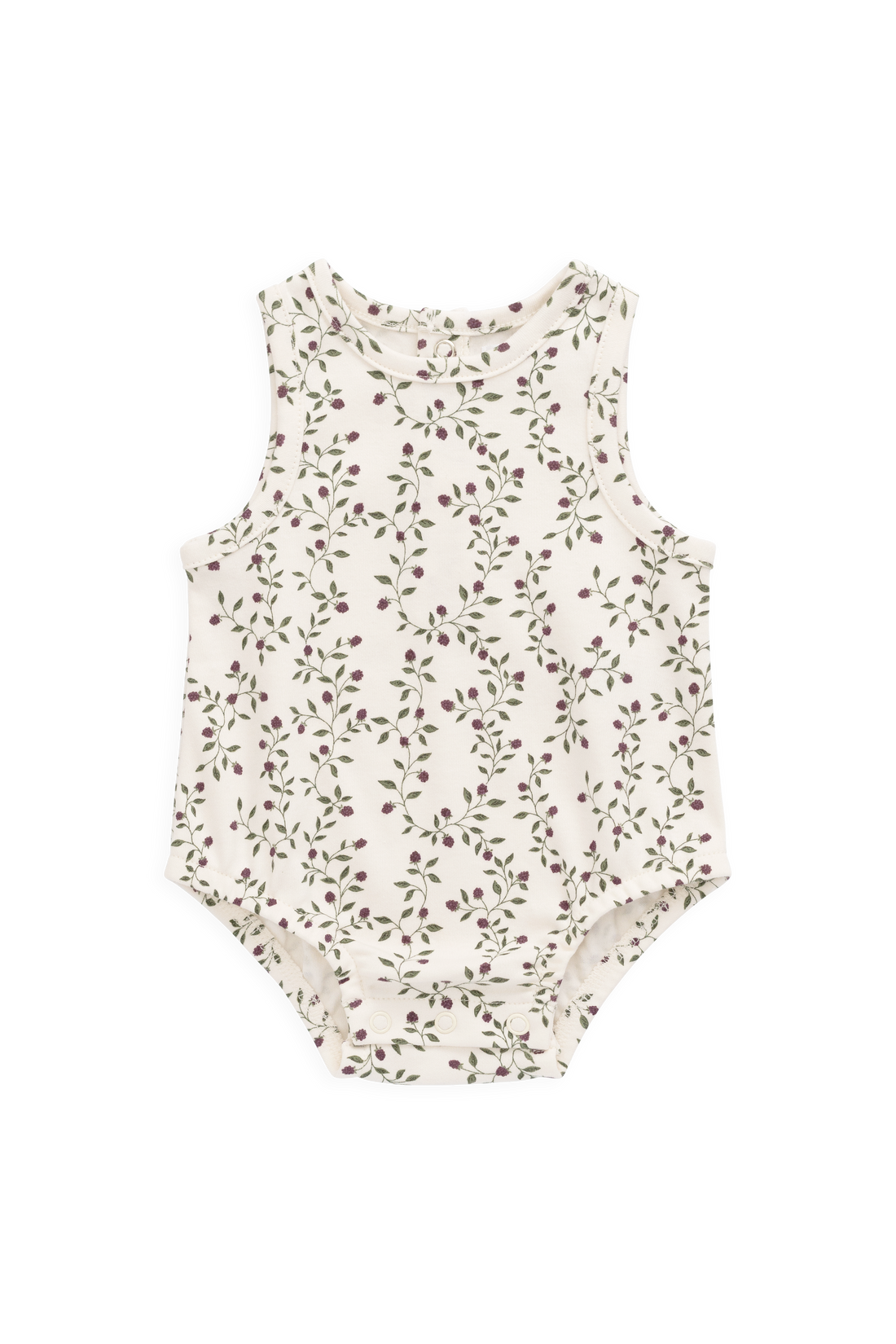 Organic Cotton Lionel Playsuit - Mulberries Childrens Playsuit from Jamie Kay USA