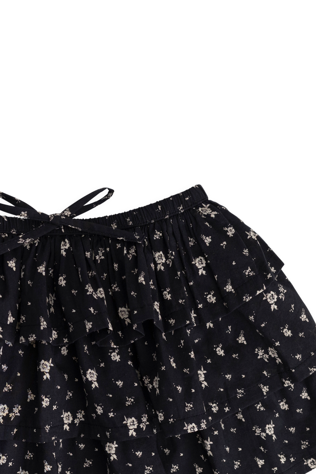 Organic Cotton Mariette Skirt - Huguette Graphite Childrens Skirt from Jamie Kay USA