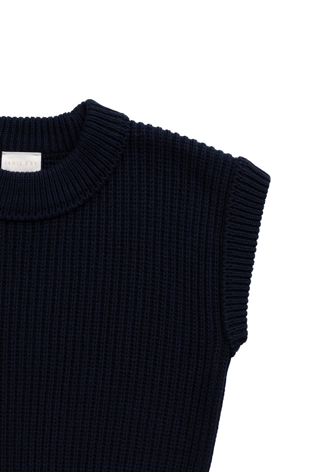 Virgil Knit Vest - Navy Childrens Vest from Jamie Kay USA