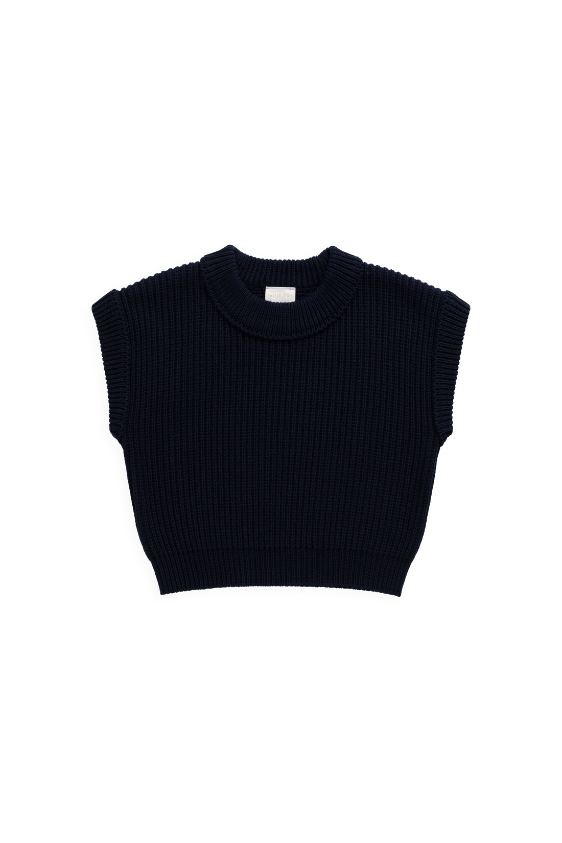 Virgil Knit Vest - Navy Childrens Vest from Jamie Kay USA
