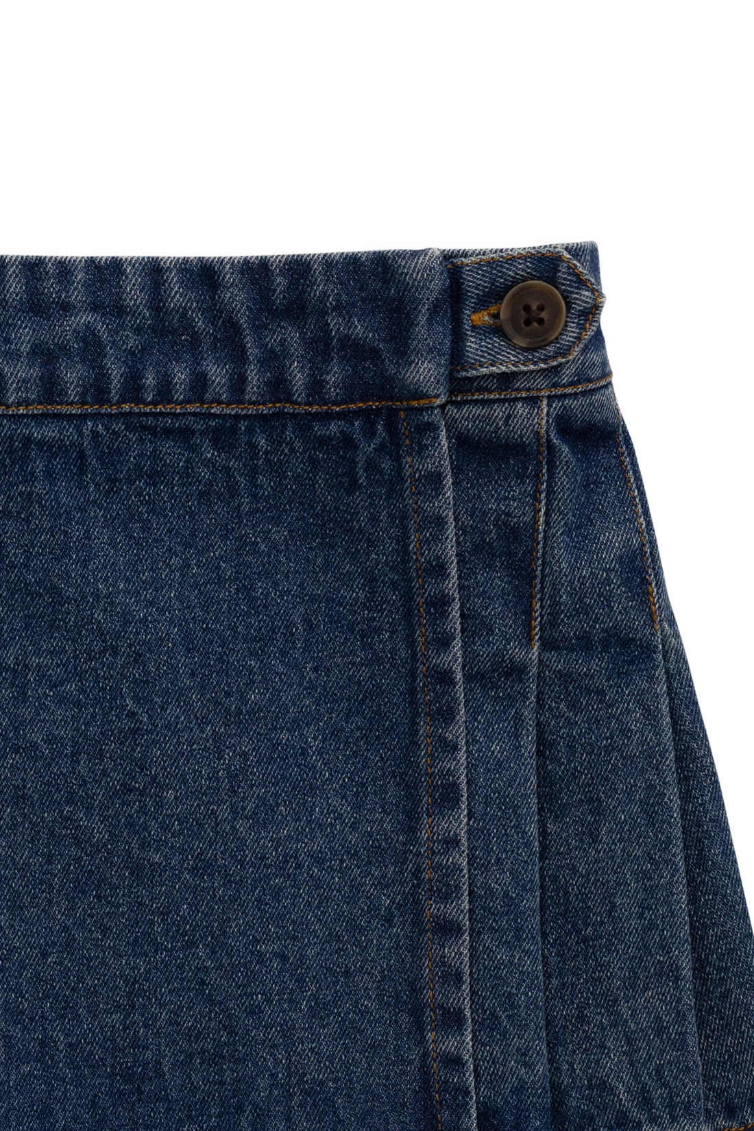 Beatrice Skirt - Classic Denim Childrens Skirt from Jamie Kay USA