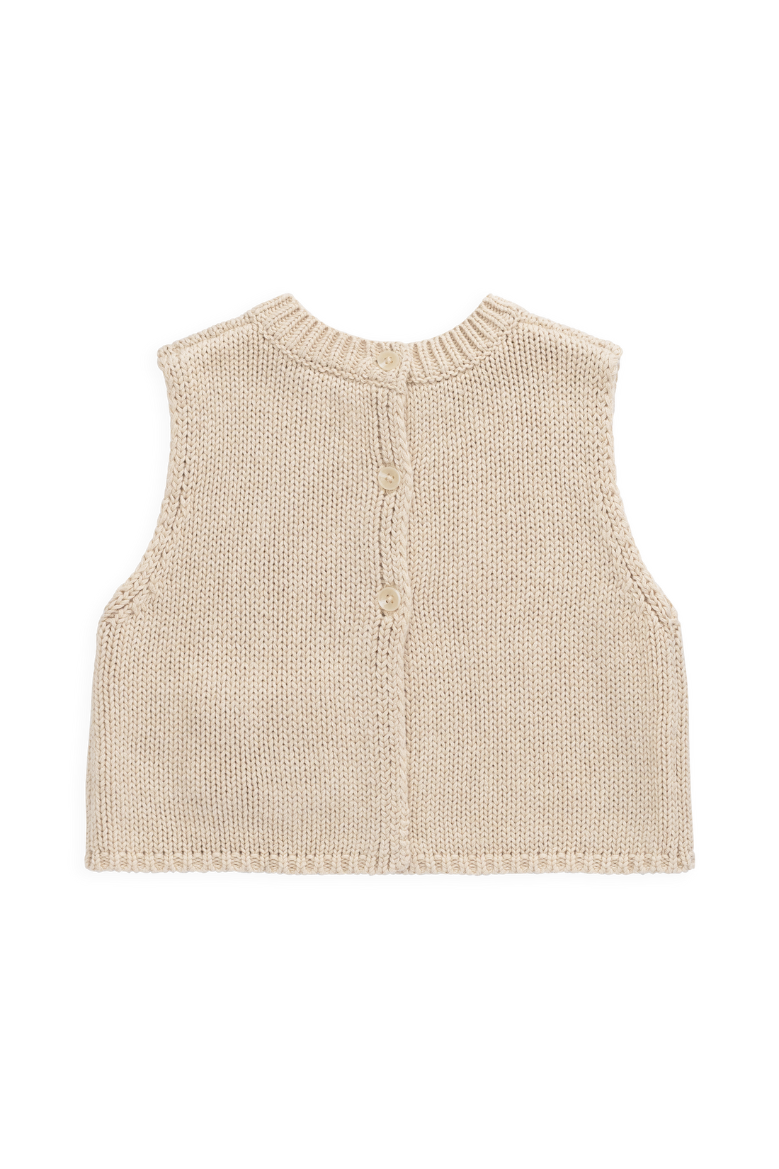 Drew Knit Vest - Vintage Linen Childrens Vest from Jamie Kay USA