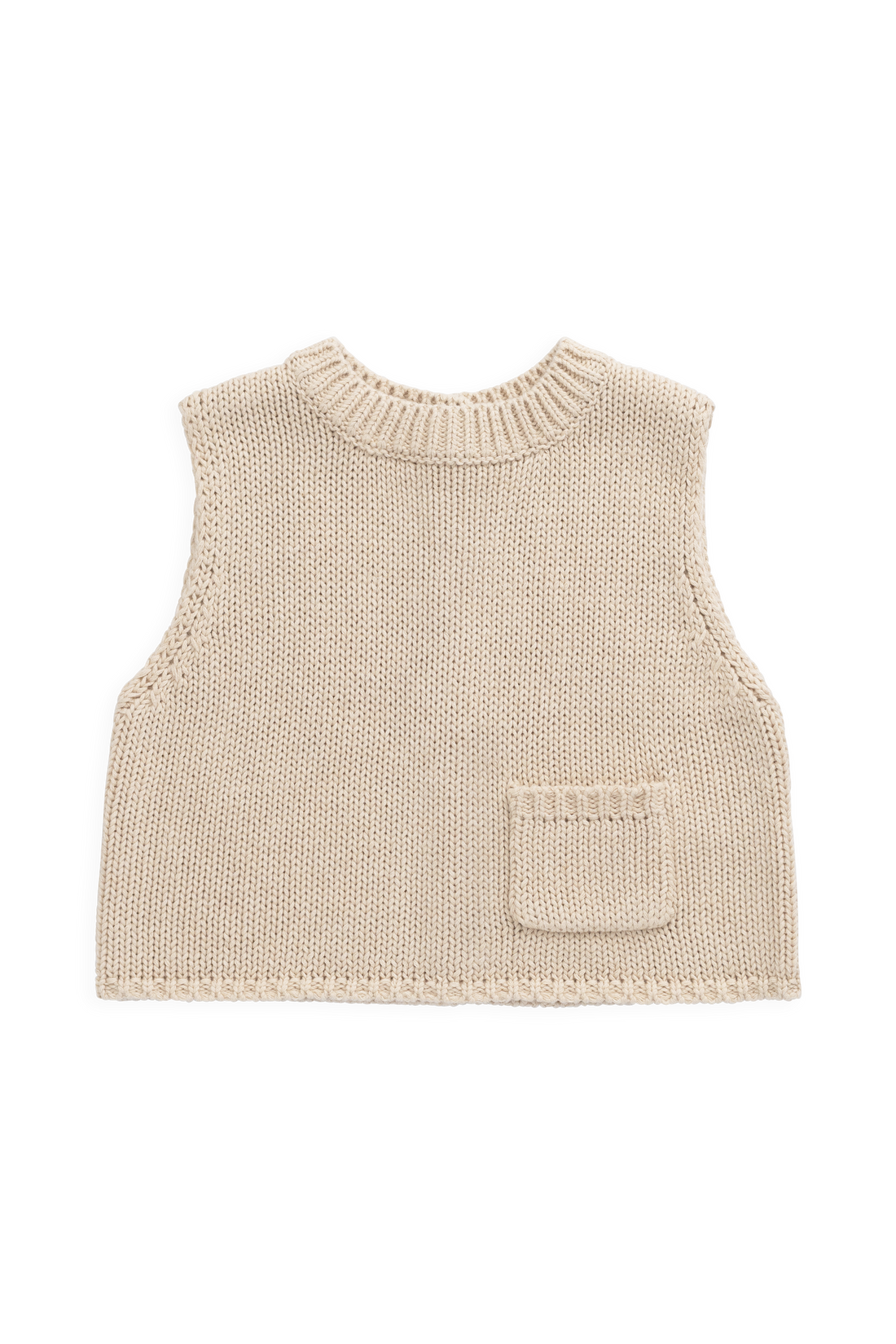 Drew Knit Vest - Vintage Linen Childrens Vest from Jamie Kay USA