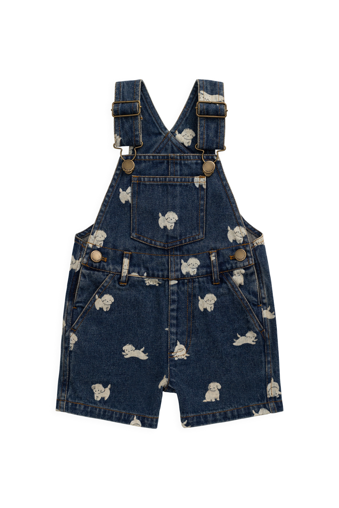 Fenix Short Overall - Finnegan Denim Childrens Overall from Jamie Kay USA