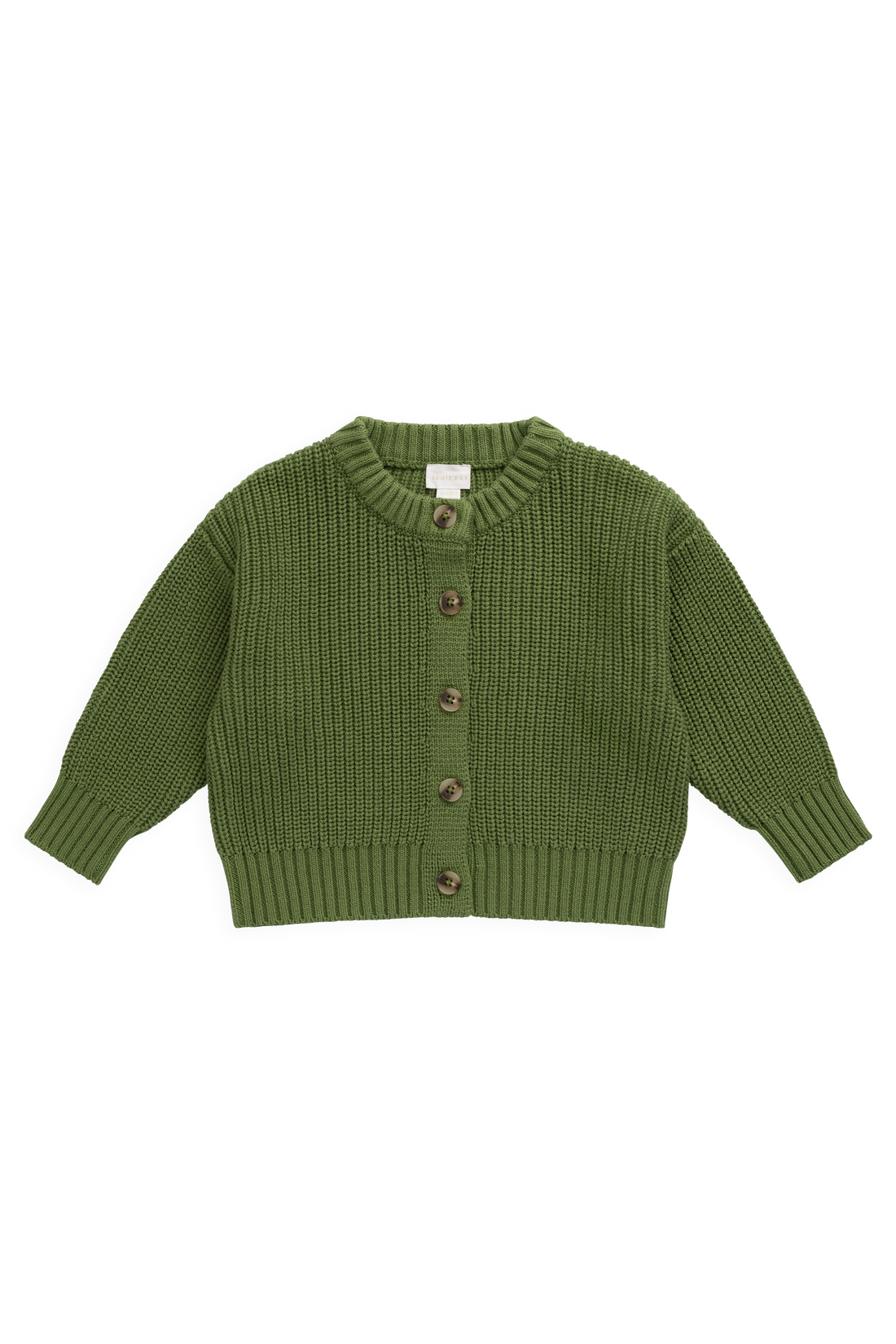 Johan Knitted Cardigan - Matcha Childrens Cardigan from Jamie Kay USA