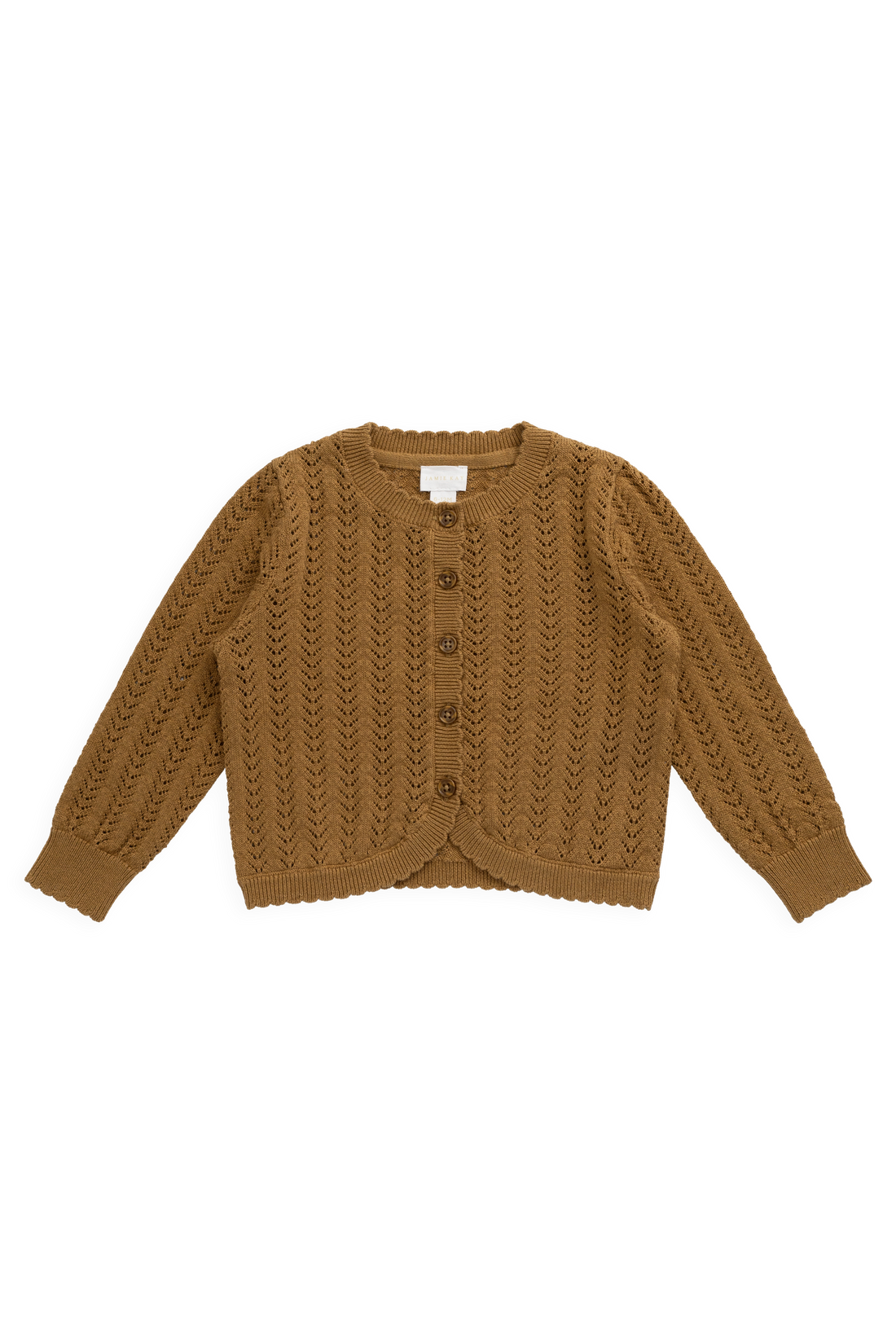 Maxine Knitted Cardigan - Antique Bronze Childrens Cardigan from Jamie Kay USA