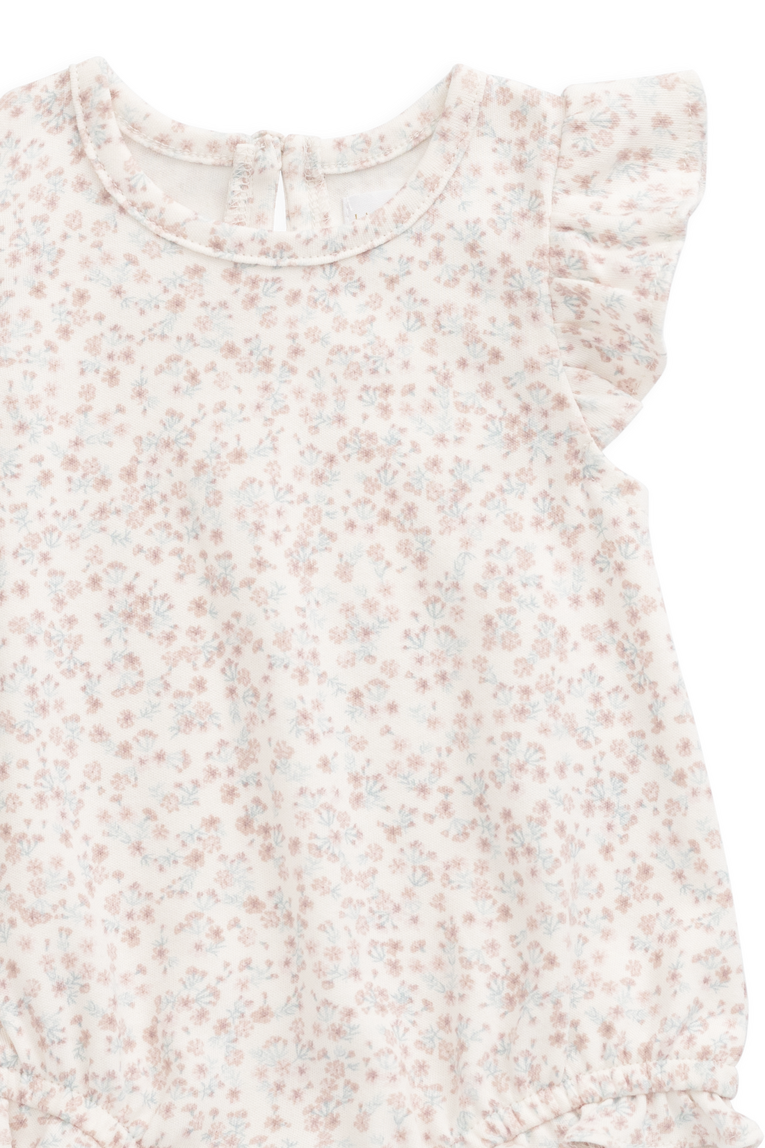 Organic Cotton Adrienne Playsuit - Posy Milk Childrens Playsuit from Jamie Kay USA