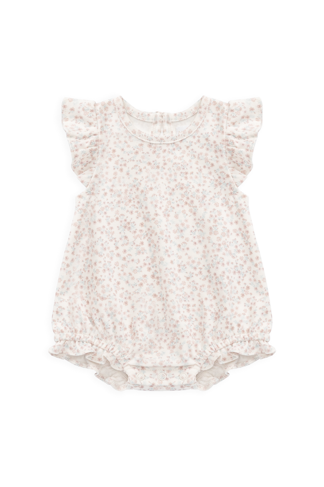 Organic Cotton Adrienne Playsuit - Posy Milk Childrens Playsuit from Jamie Kay USA