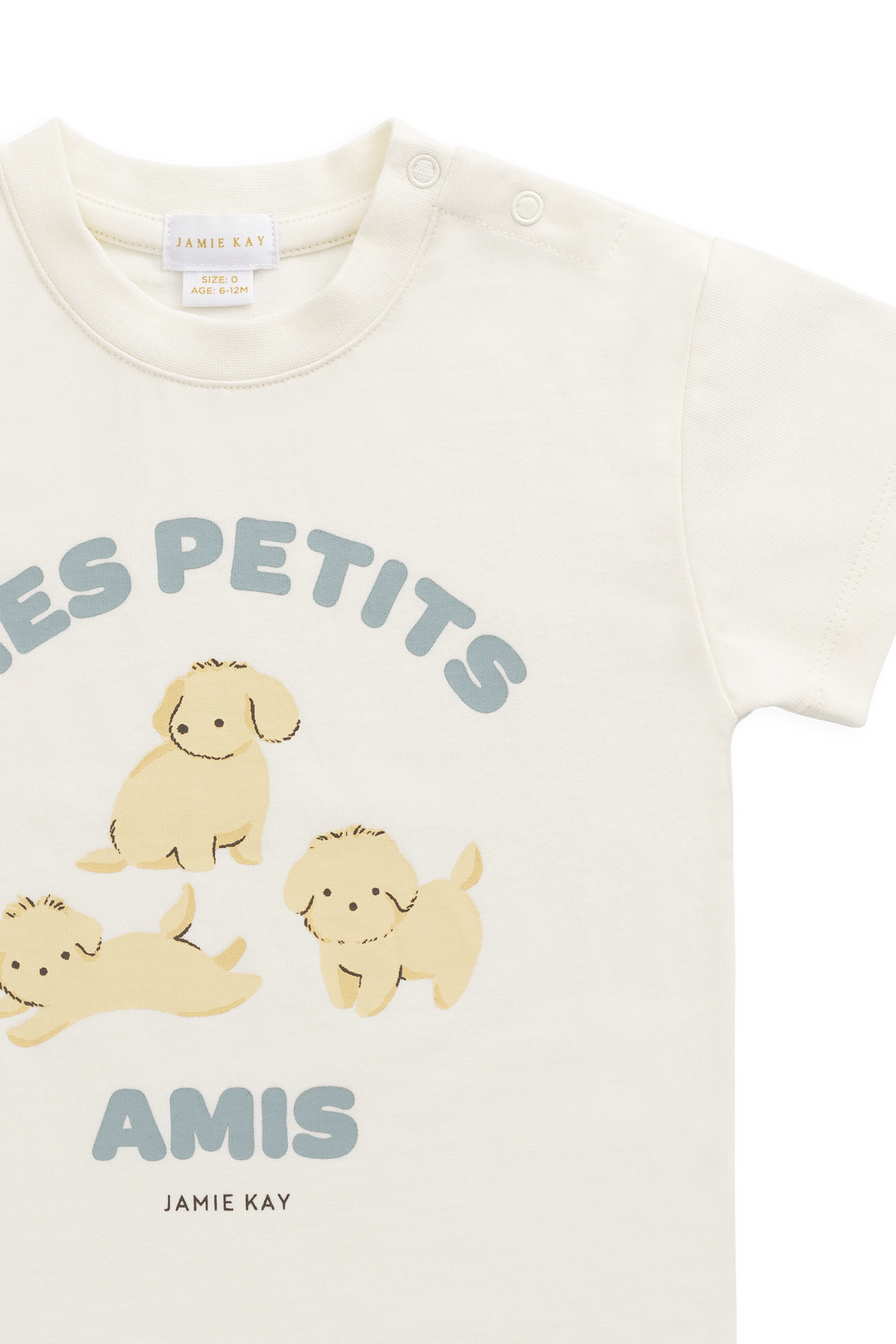 Organic Cotton Bjorn Tee - Pristine Childrens Top from Jamie Kay USA