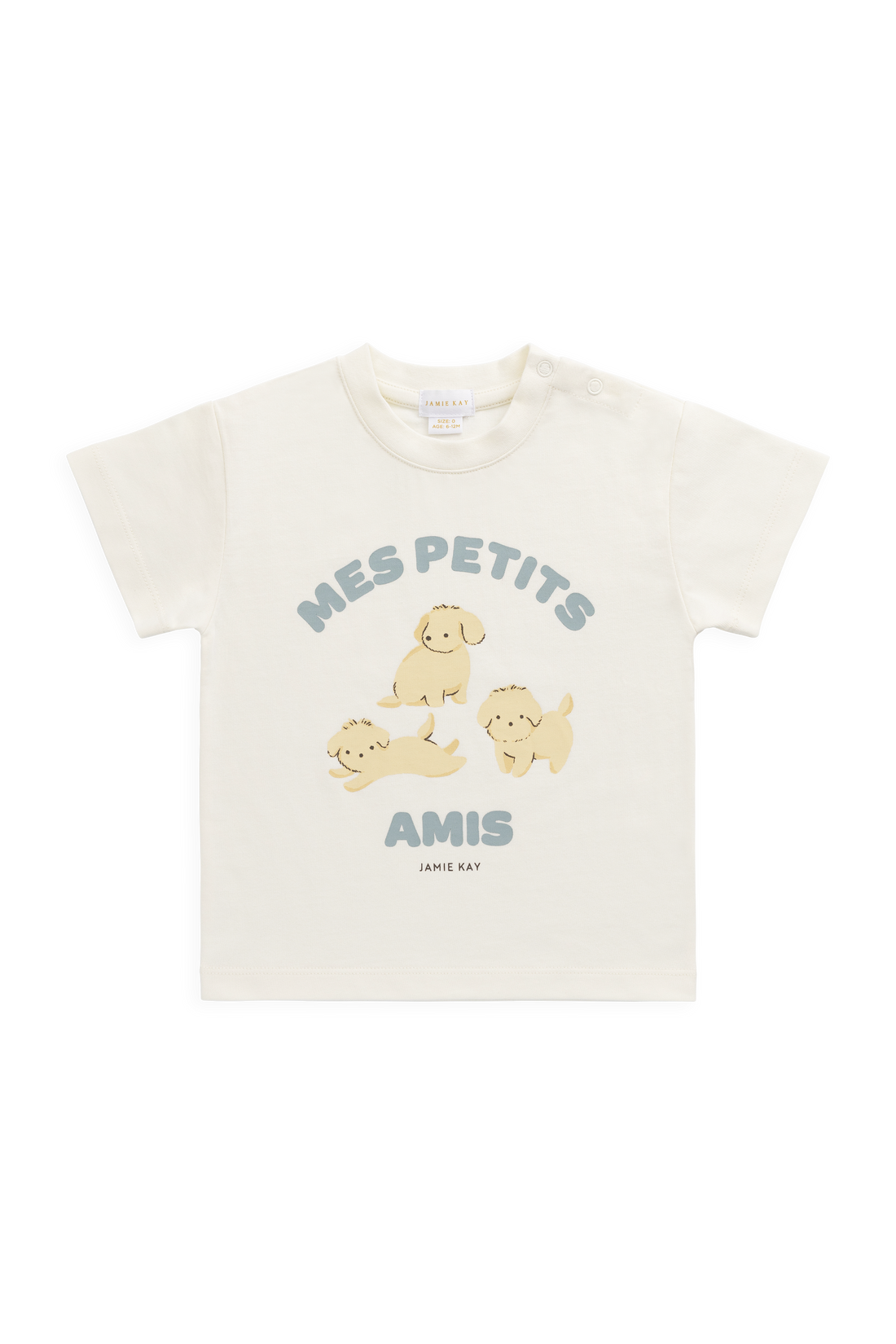 Organic Cotton Bjorn Tee - Pristine Childrens Top from Jamie Kay USA