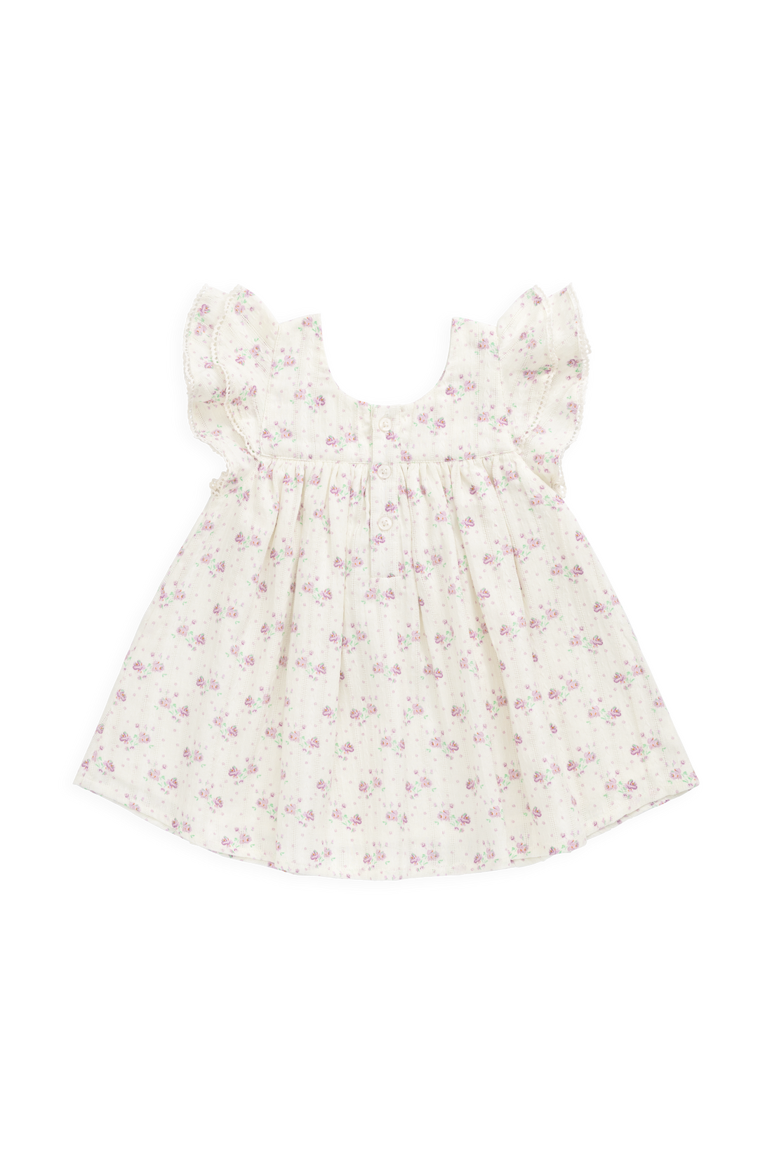 Organic Cotton Caroline Dress - Molly Lilac Childrens Dress from Jamie Kay USA
