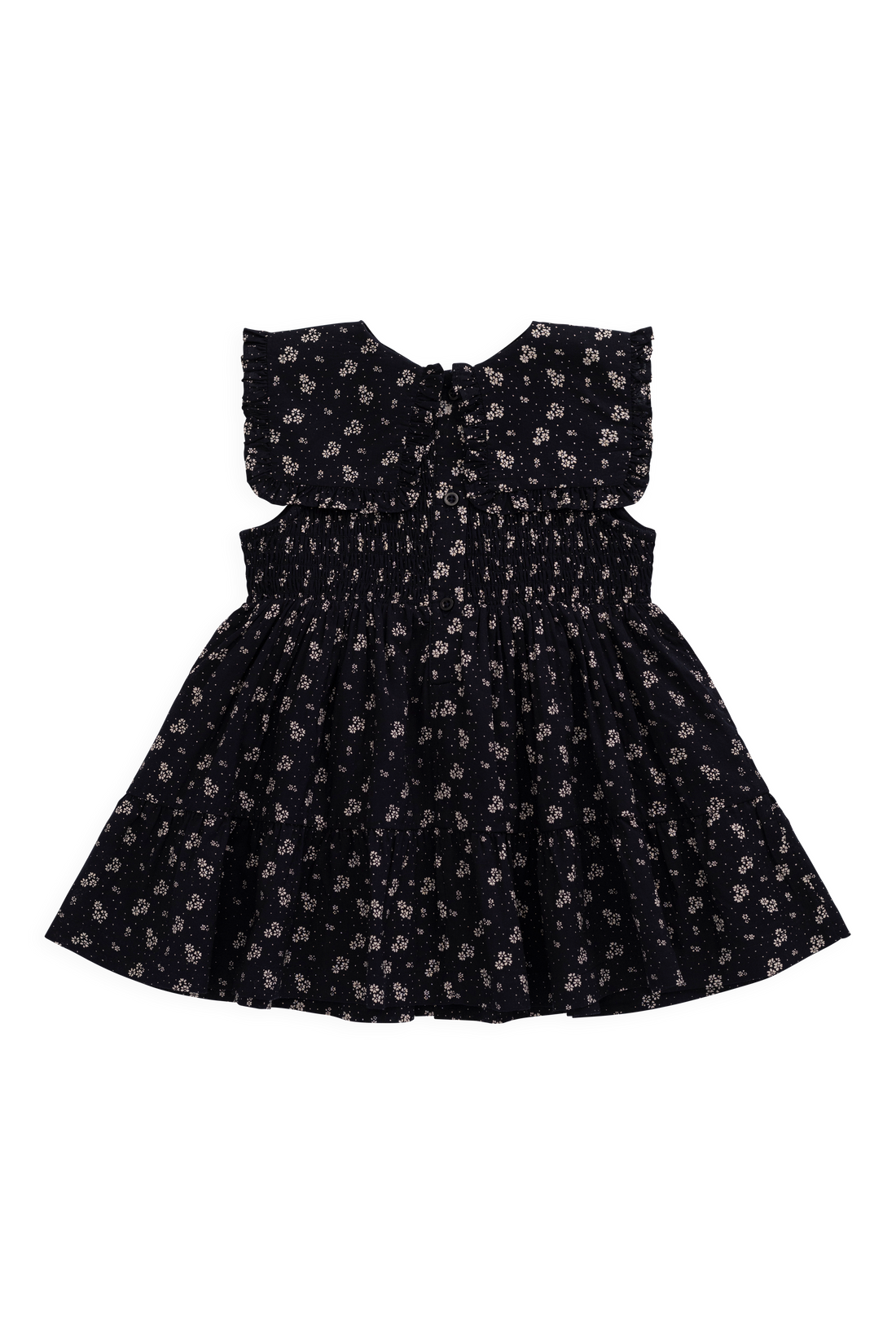 Organic Cotton Christabel Dress - Maisie Navy Childrens Dress from Jamie Kay USA