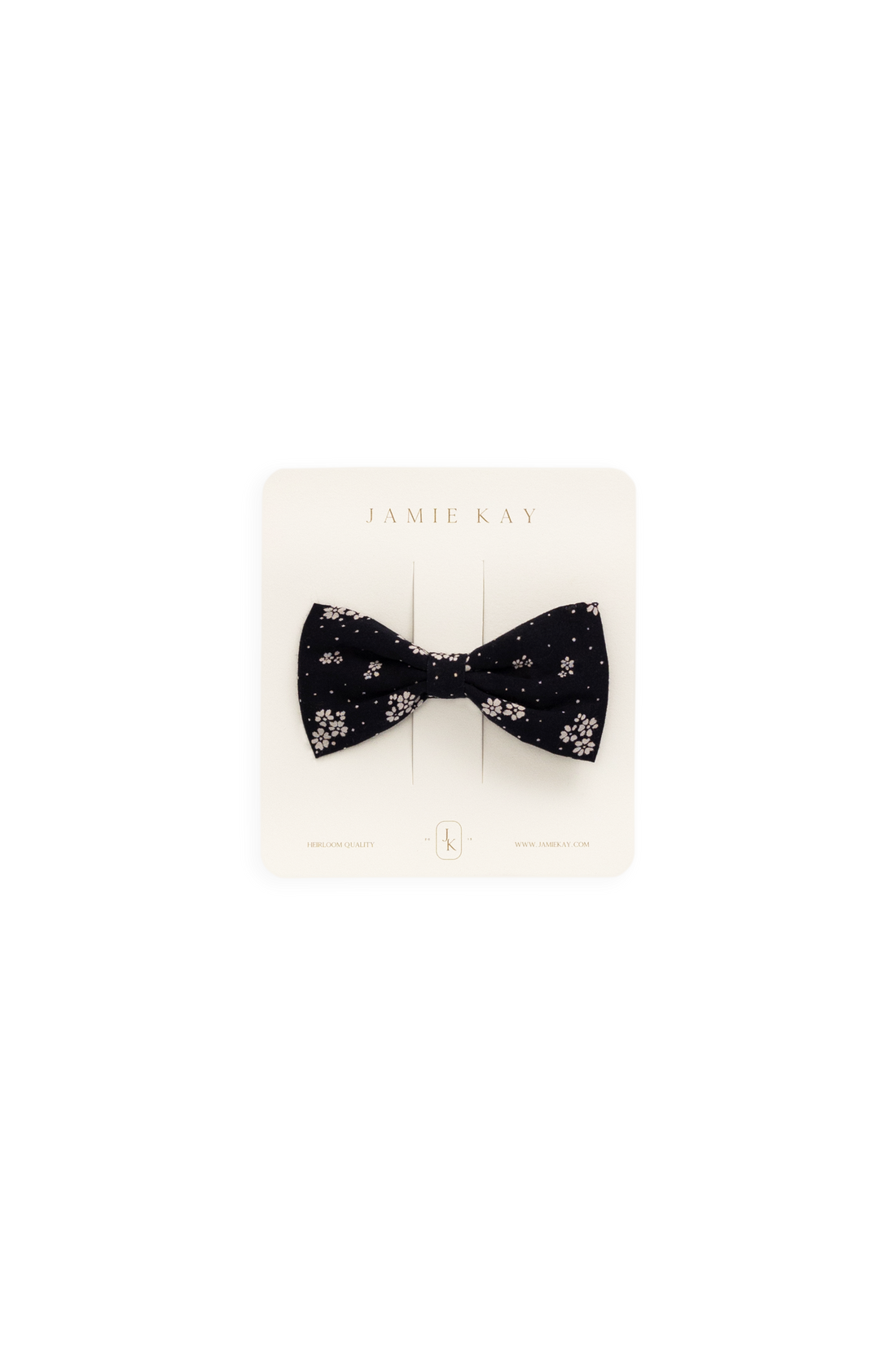 Organic Cotton Desiree Bow - Maisie Navy Childrens Bow from Jamie Kay USA