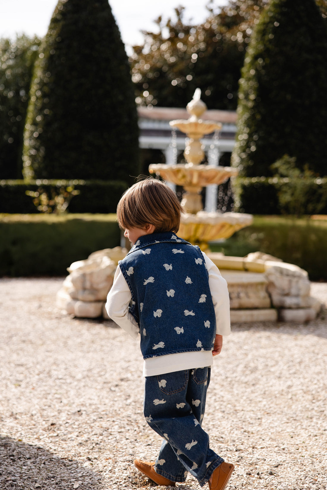 Sutton Denim Vest - Finnegan Denim Childrens Vest from Jamie Kay USA