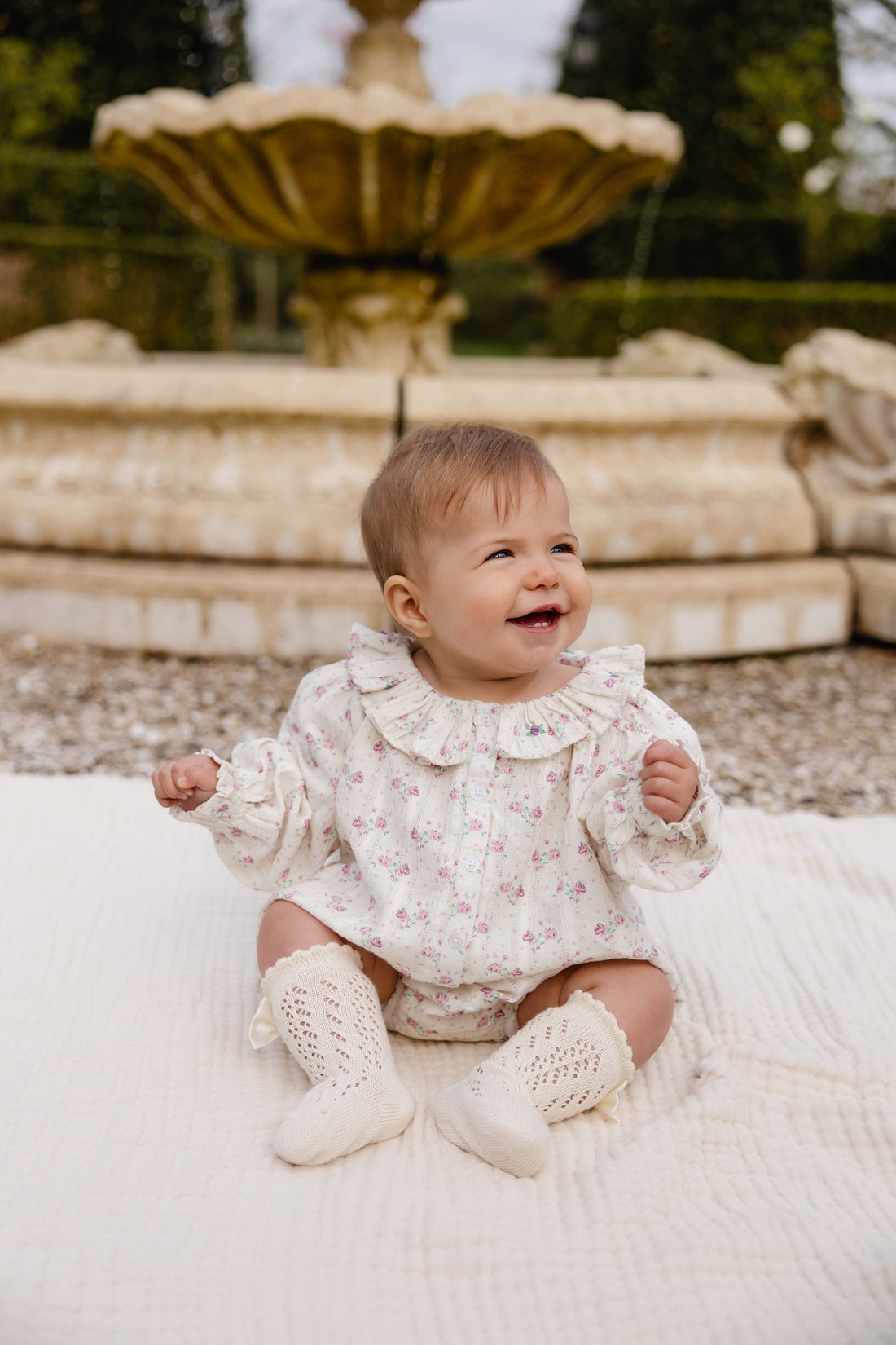 Organic Cotton Beatrice Top - Molly Lilac Childrens Top from Jamie Kay USA