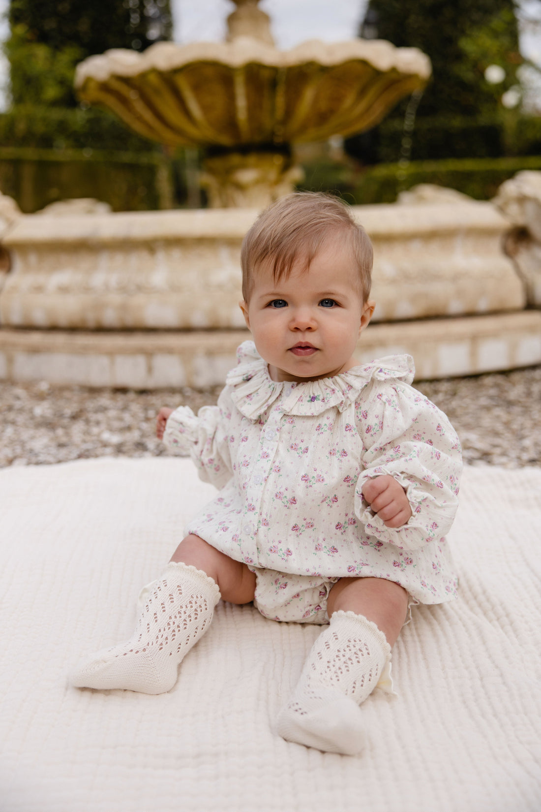 Organic Cotton Beatrice Top - Molly Lilac Childrens Top from Jamie Kay USA
