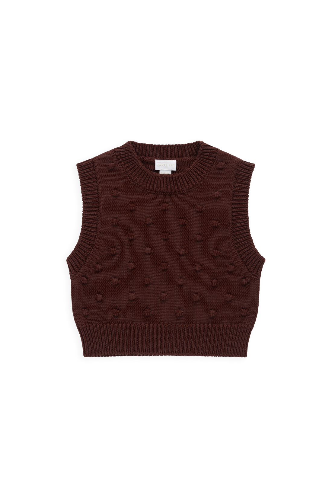 Albie Vest - Chocolate Chip Childrens Vest from Jamie Kay USA