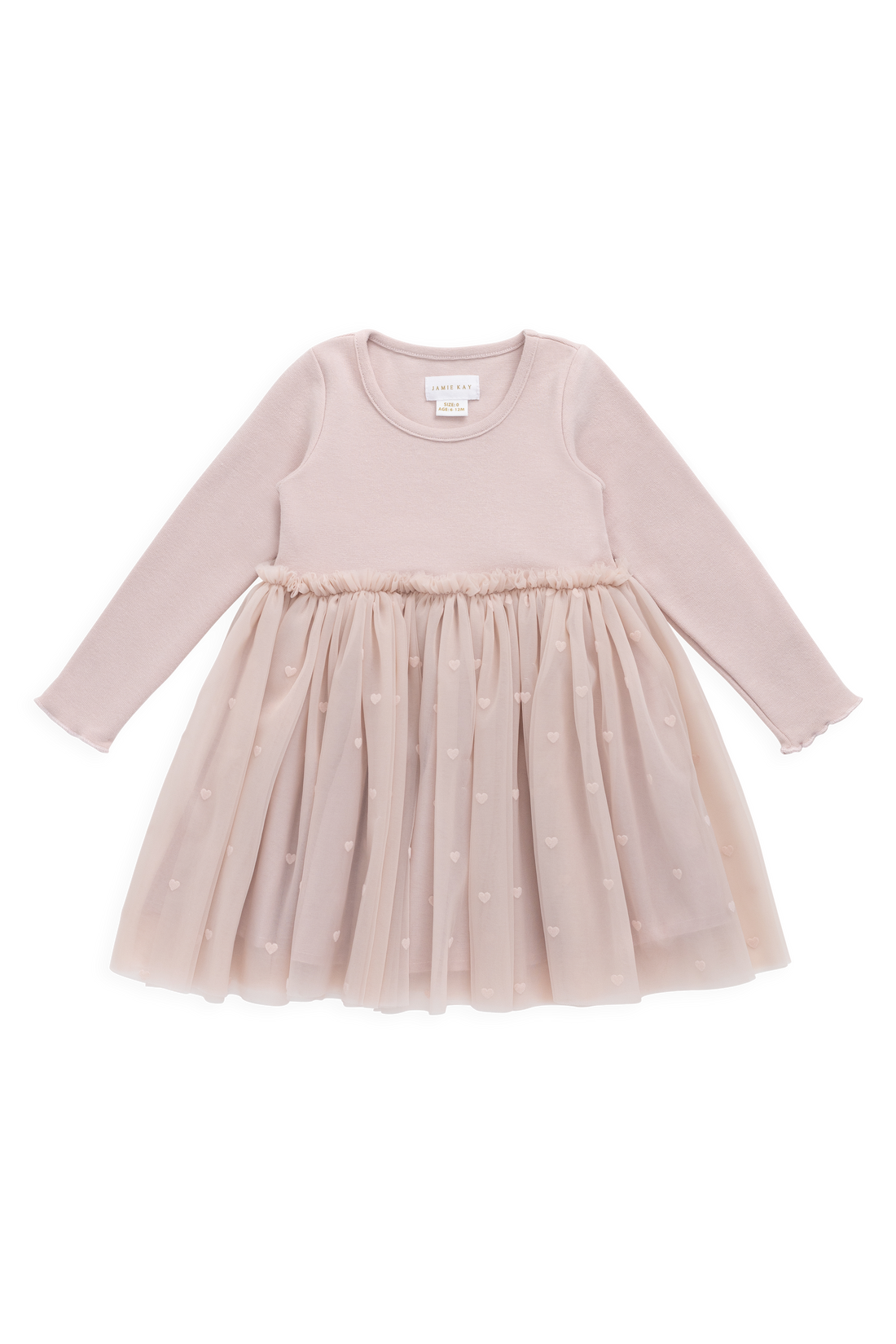 Anna Tulle Dress - Petite Heart Rosie Childrens Dress from Jamie Kay USA