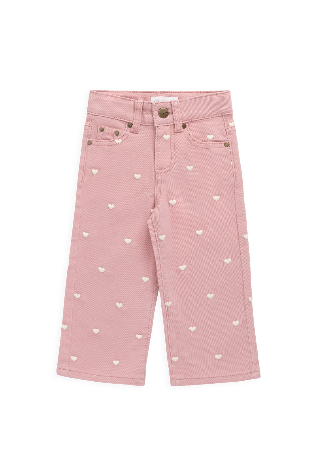 Blair Pant - Petite Heart Rose Childrens Pant from Jamie Kay USA
