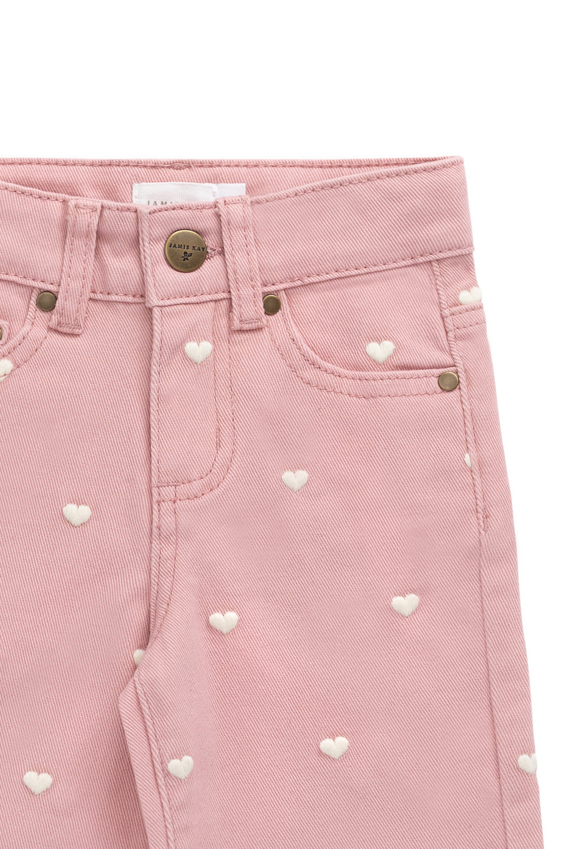 Blair Pant - Petite Heart Rose Childrens Pant from Jamie Kay USA